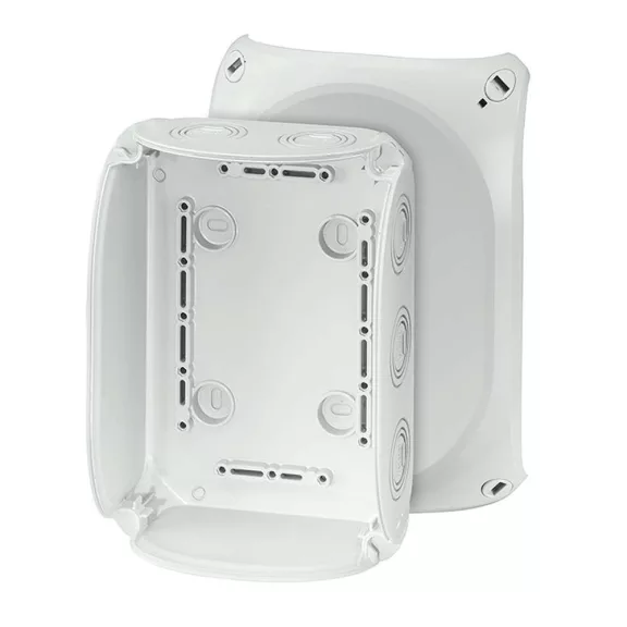 Hensel KF 1000 G Időjárásálló kábelösszekötő doboz, szürke 180x130x77mm IP65 IP66/ip67 tömszel Hensel KF 1000 G Időjárásálló kábelösszekötő doboz, szürke 180x130x77mm IP65 IP66/ip67 tömszel