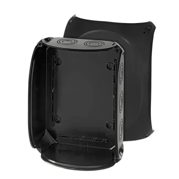   Hensel KF 3500 B Időjárásálló kábelösszekötő doboz, fekete 295x225x122mm IP65