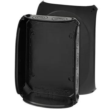   Hensel KF 5000 B Időjárásálló kábelösszekötő doboz, fekete 355x255x122mm IP65