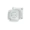 Hensel KF 0200 H Időjárásálló kábelösszekötő doboz, szürke 93x93x62mm IP65