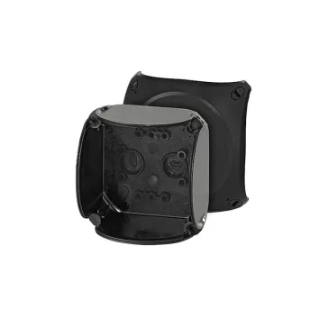   Hensel KF 0200 C Időjárásálló kábelösszekötő doboz, fekete 93x93x62mm IP65