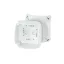Hensel KF 0400 H Időjárásálló kábelösszekötő doboz, szürke 104x104x70mm IP65