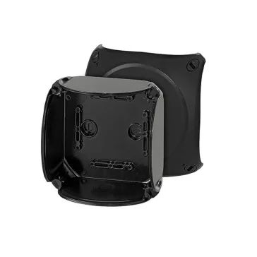   Hensel KF 0600 C Időjárásálló kábelösszekötő doboz, fekete 130x130x77mm IP65