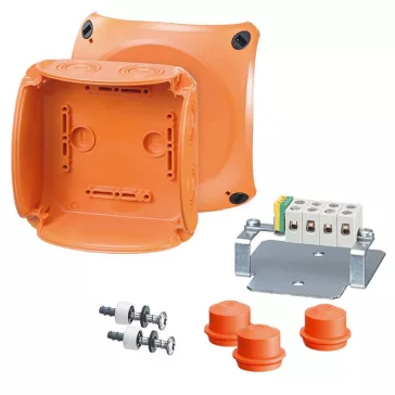   Hensel FK 0604 kábelösszekötő doboz - funkciómegtartással (E30, E90) tűzálló 130x130x77mm