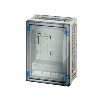   Hensel FP 2212 fogyasztásmérő szekrény átlátszó ajtóval, 1 db elektronikus fogyasztásmérőhöz, 4 db szekrényösszekötővel