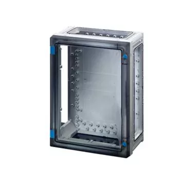   Hensel FP 0210 üres szekrény átlátszó ajtóval, 4 db szekrényösszekötővel, IP65