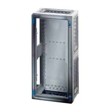   Hensel FP 0310 üres szekrény átlátszó ajtóval, 6 db szekrényösszekötővel, IP65