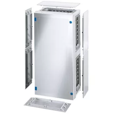   Hensel FP 0231 üres szekrény teli ajtóval, 6 db szekrényösszekötővel, zárólap készlettel, IP65