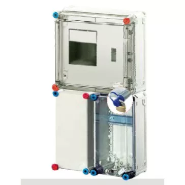   Hensel HB1000FF-E Basic fogyasztásmérő szekrény EON területre IP65, 1 fázisú egy mérős általános, földkábeles