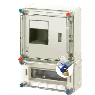   Hensel HB1012A-E Basic fogyasztásmérő szekrény EON területre IP65, 1 fázisú egy mérős általános, 1x12 modul alul