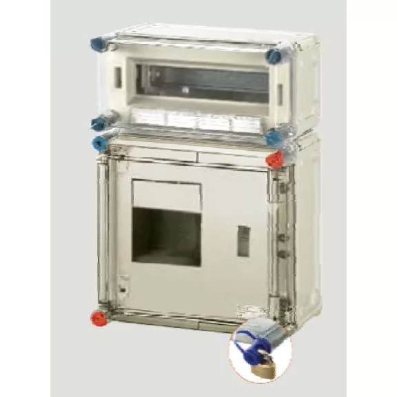 Hensel HB1012F-E Basic fogyasztásmérő szekrény EON területre IP65, 1 fázisú egy mérős általános, 1x12 modul felül Hensel HB1012F-E Basic fogyasztásmérő szekrény EON területre IP65, 1 fázisú egy mérős általános, 1x12 modul felül