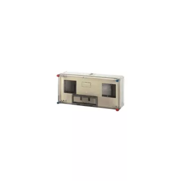   Hensel HB 11KF Basic fogyasztásmérő szekrény 1 fázisú többmérős vezérelt mérőkhöz szürke