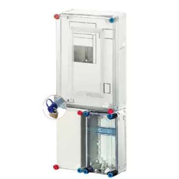   Hensel HB3000FF-E Basic fogyasztásmérő szekrény EON területre IP 54, 1/3 fázisú egy mérős általános, földkábeles