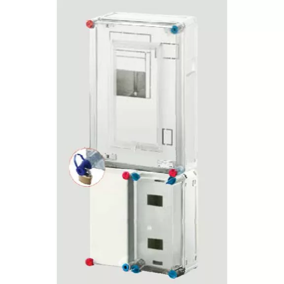 Hensel HB3000FF8-E Basic fogyasztásmérő szekrény EON területre IP 54, 1/3 fázisú egy mérős általános, földkábeles készülékezhető Hensel HB3000FF8-E Basic fogyasztásmérő szekrény EON területre IP 54, 1/3 fázisú egy mérős általános, földkábeles készülékezhető