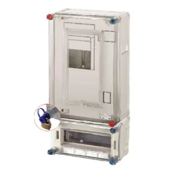 Hensel HB3012A-E Basic fogyasztásmérő szekrény EON területre IP 54, 1/3 fázisú egy mérős általános, 1x12 modul alul Hensel HB3012A-E Basic fogyasztásmérő szekrény EON területre IP 54, 1/3 fázisú egy mérős általános, 1x12 modul alul