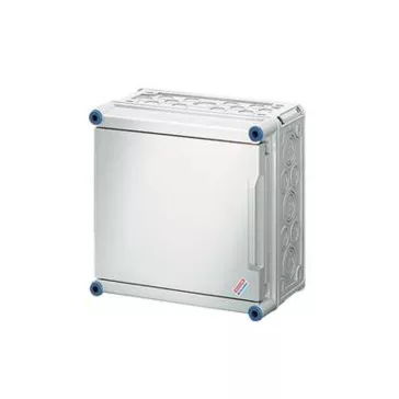   Hensel Mi 70221 üres elosztószekrény szürke zsanéros fedéllel IP65