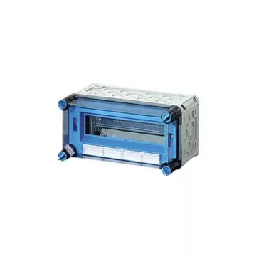   Hensel Mi 71112-0 kismegszakító szekrény 1x12x18mm osztásegységig, PE+N kapcsokkal, kék