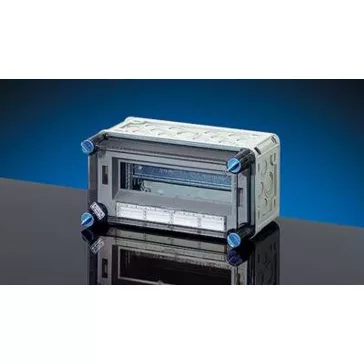   Hensel Mi 71112-1 kismegszakító szekrény 1x12x18mm osztásegységig, PE+N kapcsokkal, szürke