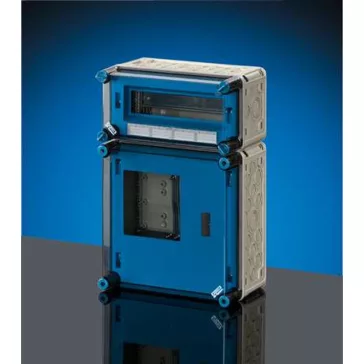   Hensel Mi 72211-0 1 fázisú fogyasztásmérő szekrény alméréshez, belső plombálási lehetőség, automatadobozzal 1x12x18mm osztásegységig, levehető fedéllel