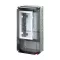 Hensel Mi 72413 fogyasztásmérő szekrény IP54, beépítési mélység 190 mm, plombálható, szabványos fogy.mérő csapóablakkal, lakatzárral