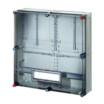   Hensel Mi 72820 fogyasztásmérő szekrény IP65, beépítési mélység 146 mm, , 1x12x18mm, érintésvéd.burkolattal ellátott csapófedéllel+tartósín, kábelbevezetés csak zárófedéllel lehetséges