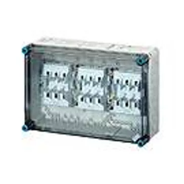   Hensel Mi 74350 HN késes biztosító szekrény 3xNH00-3p, 4-35mm2/MiVS100/160, 125A