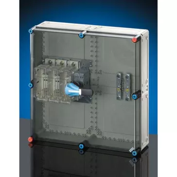   Hensel Mi 77849 Műanyag tokozott 600x600x255mm 400A bizt főkapcsolóval