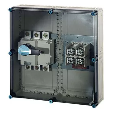 Hensel Mi 77865 terheléskapcsoló szekrény 3p+PE+N  M12