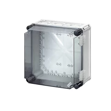   Hensel Mi 9210 üres elosztószekrény zsanéros átlátszó magasított fedéllel