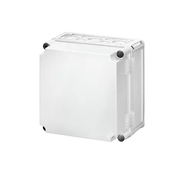   Hensel Mi 9211 üres elosztószekrény zsanéros szürke magasított fedéllel