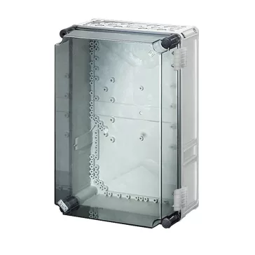   Hensel Mi 9310 üres elosztószekrény zsanéros átlátszó magasított fedéllel