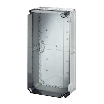   Hensel Mi 9410 üres elosztószekrény zsanéros átlátszó magasított fedéllel