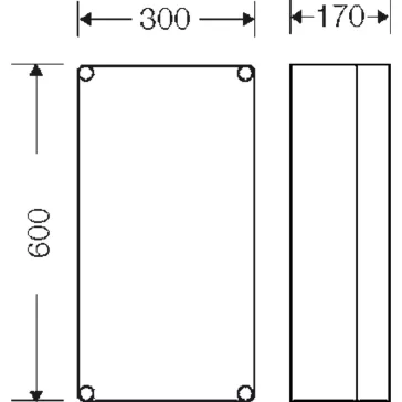   Hensel Mi 8495-U Fogadó modul kapocsblokkokkal, 220A-ig, 1091538