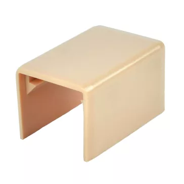 Kopos illesztés takaró 20x20mm-es színes kábelcsatornához, fa imitáció rózsaszínű nyírfa, 8622 