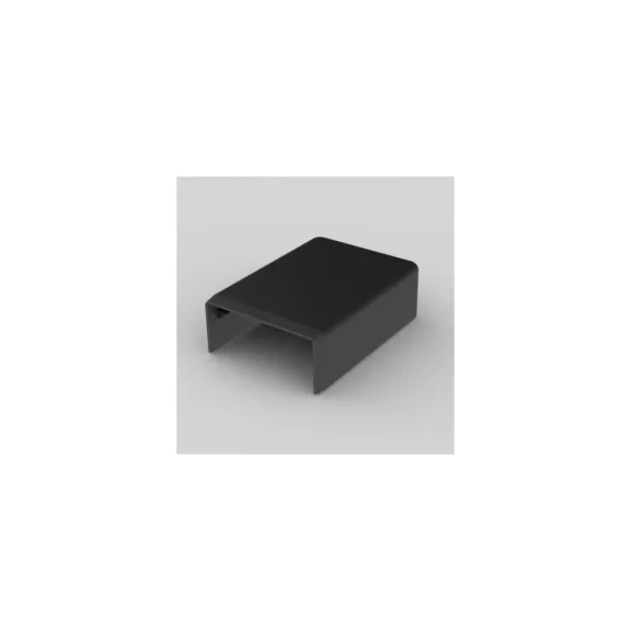 Kopos végzáró idom 40x20mm színes kábelcsatornához,fekete színű, UV-stabil, 8631 FB Kopos végzáró idom 40x20mm színes kábelcsatornához,fekete színű, UV-stabil, 8631 FB