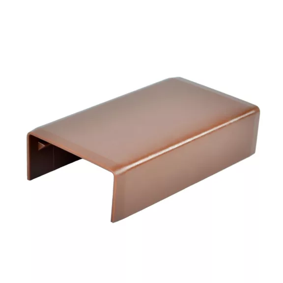 Kopos illesztés takaró 40x20mm-es színes kábelcsatornához, fa imitáció sötét tölgy, 8632 I2 Kopos illesztés takaró 40x20mm-es színes kábelcsatornához, fa imitáció sötét tölgy, 8632 I2