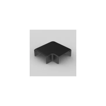   Kopos sík idom 40x20mm színes kábelcsatornához, fekete színű, UV-stabil, 8633 FB