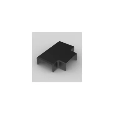   Kopos T-idom 40x20mm színes kábelcsatornához, fekete színű, UV-stabil, 8634 FB