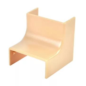   Kopos belső sarok 40x20mm-es színes kábelcsatornához, fa imitáció rózsaszínű nyírfa, 8635 I1