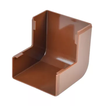   Kopos külső sarok 40x20mm-es színes kábelcsatornához, fa imitáció sötét tölgy, 8636 I2