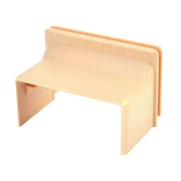   Kopos gallér 40x20mm-es színes kábelcsatornához, fa imitáció rózsaszínű nyírfa, 8639 I1