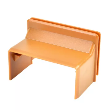   Kopos gallér 40x20mm-es színes kábelcsatornához, világos fa (barna), 8639 SD