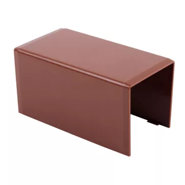   Kopos illesztés takaró 40x40mm-es színes kábelcsatornához, fa imitáció sötét tölgy, 8642 I2