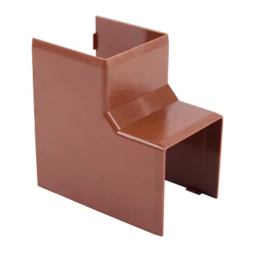   Kopos belső sarok 40x40mm-es színes kábelcsatornához, fa imitáció sötét tölgy, 8645 I2