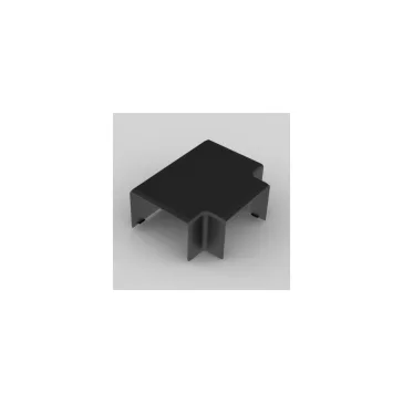   Kopos T-idom 60x40mm színes kábelcsatornához, fekete színű, UV-stabil, 8654 FB