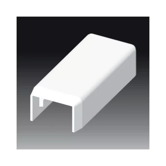 Kopos végzáró idom bepattintható kábelcsatornához, műanyag, 15X10mm, fehér, 8681 HB Kopos végzáró idom bepattintható kábelcsatornához, műanyag, 15X10mm, fehér, 8681 HB
