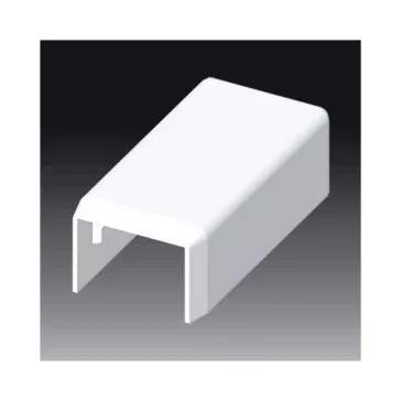   Kopos végzáró idom 18x13mm színes kábelcsatornához, fa imitáció sötét tölgy, 8731 I2