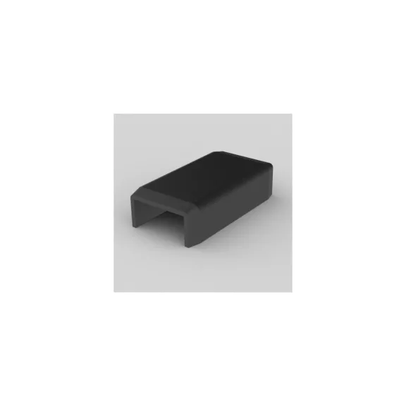 Kopos illesztéstakaró 20x10mm színes kábelcsatornához, fekete színű, UV-stabil, 8922 FB Kopos illesztéstakaró 20x10mm színes kábelcsatornához, fekete színű, UV-stabil, 8922 FB