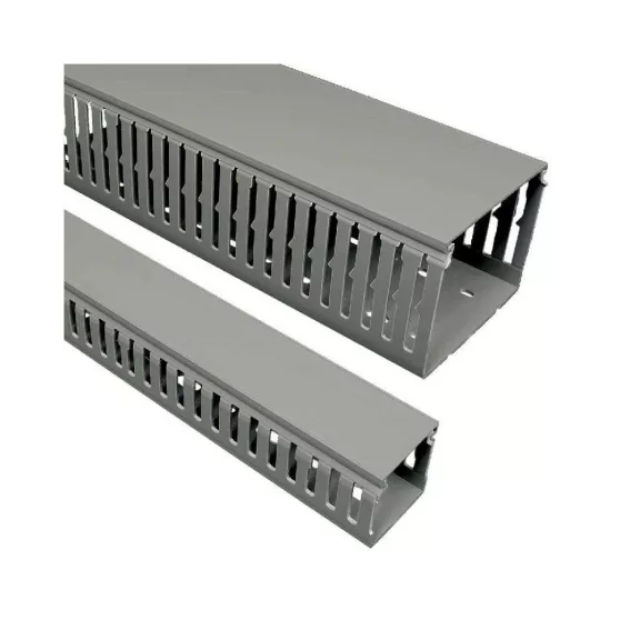 Kopos perforált kábelcsatorna, 30x30mm, műanyag, sötétszürke, RK 30X30 LD Kopos perforált kábelcsatorna, 30x30mm, műanyag, sötétszürke, RK 30X30 LD