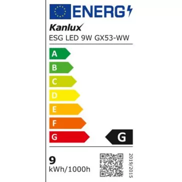   Kanlux ESG LED 9W GX53-WW 720lm meleg fényű led izzó, 22422